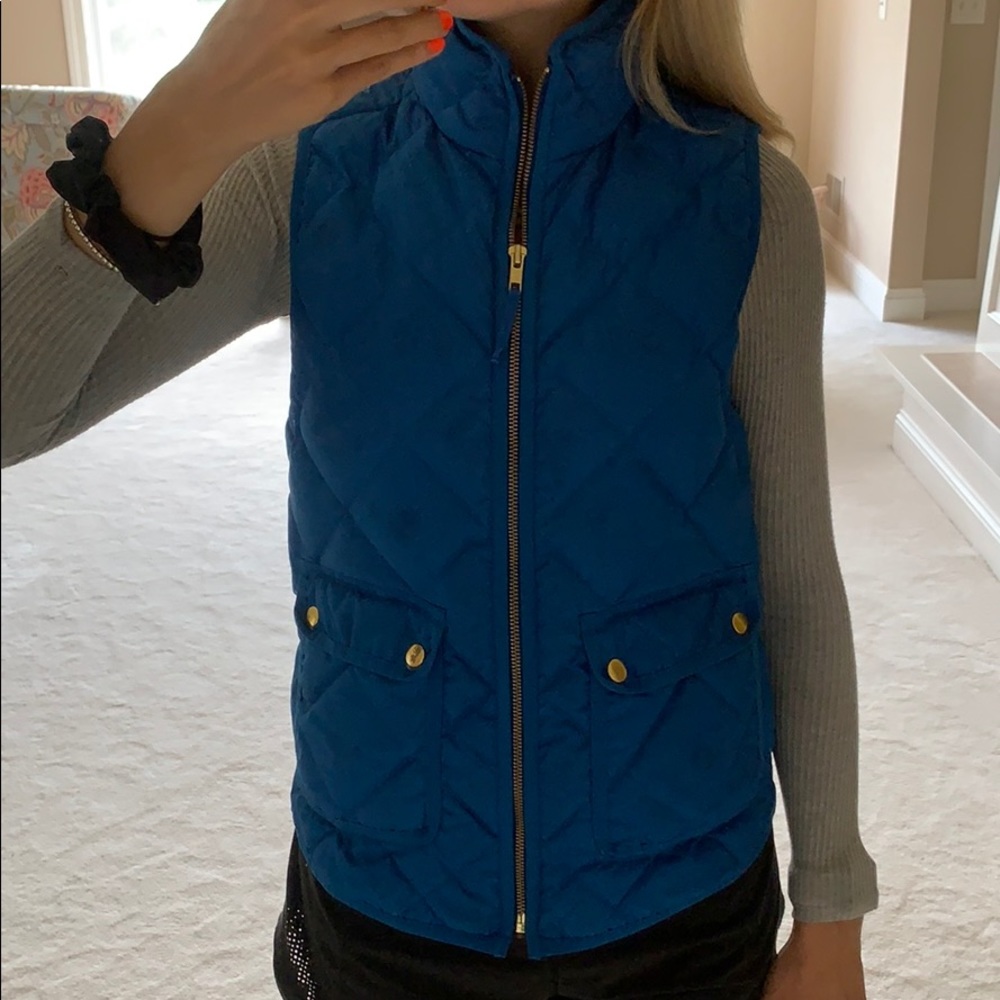 Blue J Crew vest